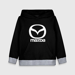 Детская толстовка Mazda logo white