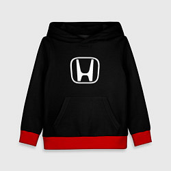 Детская толстовка Honda white logo