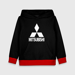 Детская толстовка Mitsubishi logo white