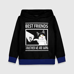 Детская толстовка Лучшие друзья человек икот