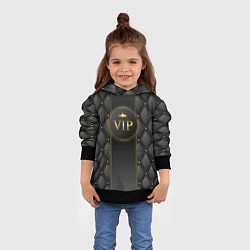 Толстовка-худи детская VIP person, цвет: 3D-черный — фото 2