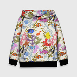 Детская толстовка Морские обитатели моря