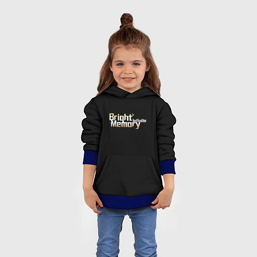 Детская толстовка Bright Memory / 3D-Синий – фото 4
