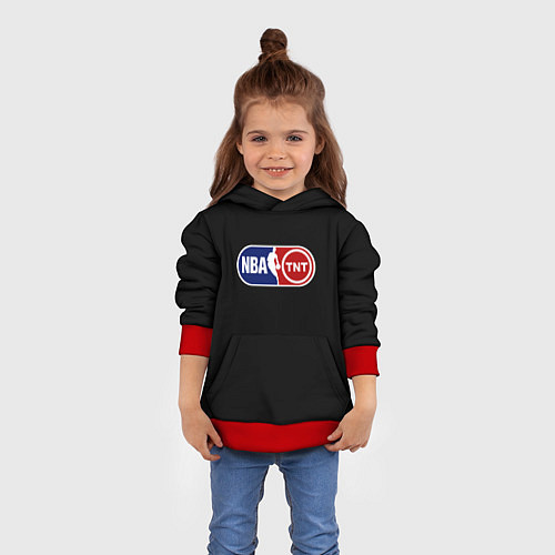 Детская толстовка NBA logo tnt / 3D-Красный – фото 4