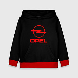 Детская толстовка Opel red logo auto