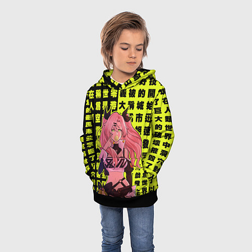 Детская толстовка Nicole Demara - Zenless Zone Zero gum ball / 3D-Черный – фото 3