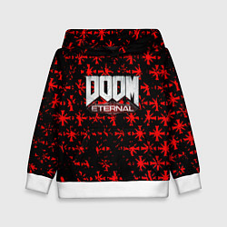 Толстовка-худи детская Doom x Farcry, цвет: 3D-белый