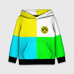 Толстовка-худи детская Borussia color cport, цвет: 3D-черный