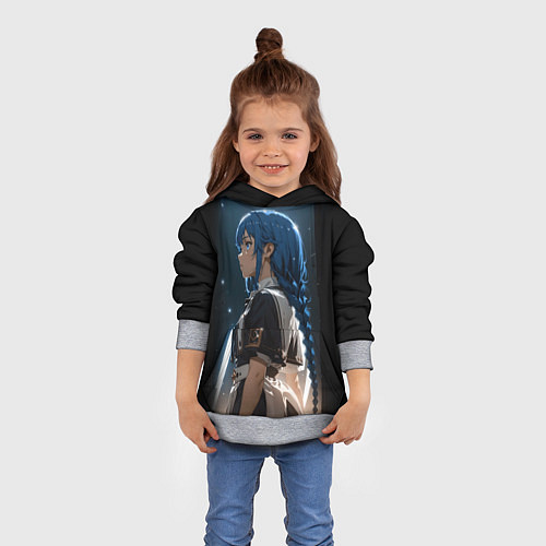 Детская толстовка Рокси Наставница - Mushoku Tensei: Jobless / 3D-Меланж – фото 4