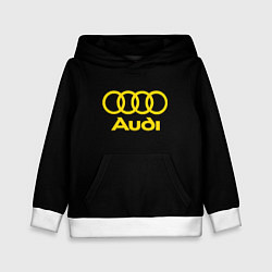 Детская толстовка Audi logo yellow