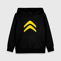 Детская толстовка Citroen logo yellow