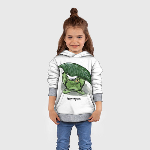 Детская толстовка Душу не дорого / 3D-Меланж – фото 4