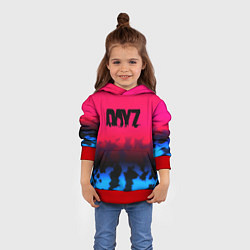 Толстовка-худи детская Dayz камуфляж, цвет: 3D-красный — фото 2