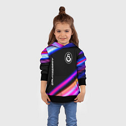 Толстовка-худи детская Galatasaray speed game lights, цвет: 3D-черный — фото 2