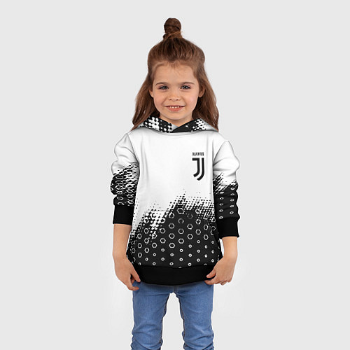 Детская толстовка Juventus sport steel / 3D-Черный – фото 4