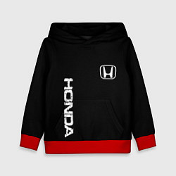 Детская толстовка Honda white logo auto