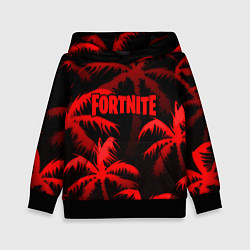 Детская толстовка Fortnite tropic red