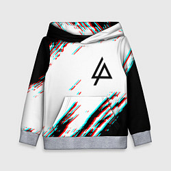 Детская толстовка Linkin park краски глитч