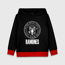 Детская толстовка Ramones rock logo