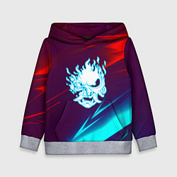 Детская толстовка Samurai geometry stripes neon