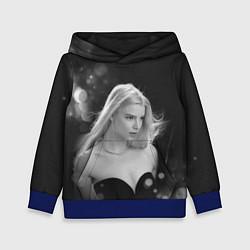 Толстовка-худи детская Actress - Anya Taylor - Joy, цвет: 3D-синий