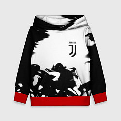 Детская толстовка Juventus smoke black fire
