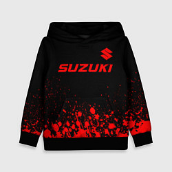 Детская толстовка Suzuki - red gradient посередине