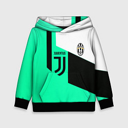 Толстовка-худи детская Juventus geometry, цвет: 3D-черный