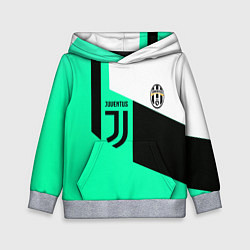 Толстовка-худи детская Juventus geometry, цвет: 3D-меланж