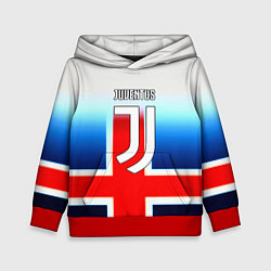 Толстовка-худи детская Ювентус анг, цвет: 3D-красный