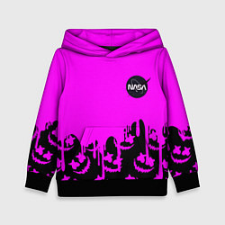 Толстовка-худи детская Marshmello neon nasa, цвет: 3D-черный