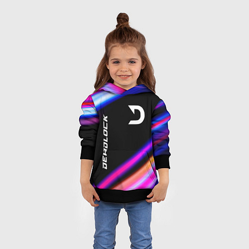 Детская толстовка Deadlock speed game lights / 3D-Черный – фото 4
