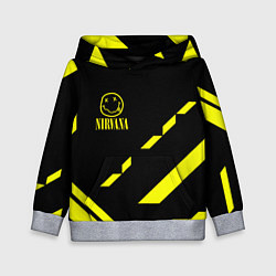 Детская толстовка Nirvana geometry yellow