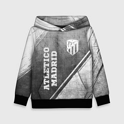 Детская толстовка Atletico Madrid - grey gradient вертикально