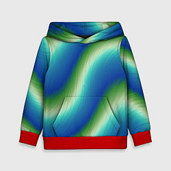 Детская толстовка Морская волна арт