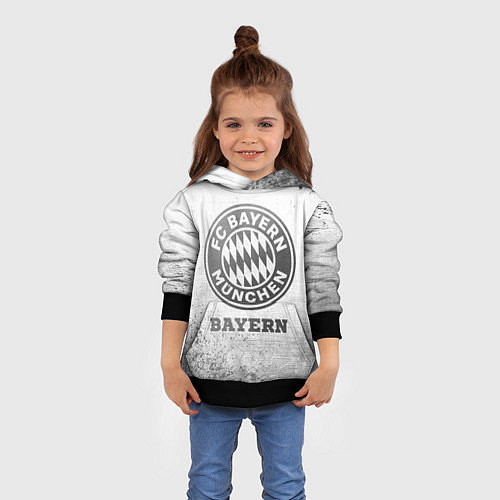 Детская толстовка Bayern - white gradient / 3D-Черный – фото 4