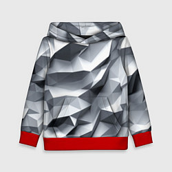 Детская толстовка Белая геометрия с искажением