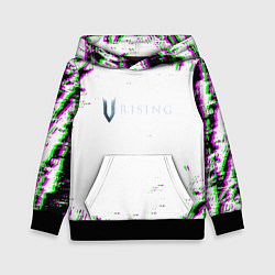 Детская толстовка Vrising глитч краски