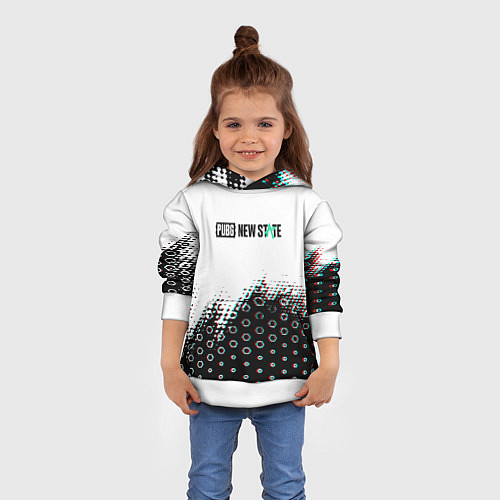 Детская толстовка PUBG game steel / 3D-Белый – фото 4