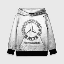 Детская толстовка Mercedes - white gradient