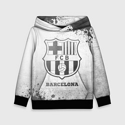 Толстовка-худи детская Barcelona - white gradient, цвет: 3D-черный