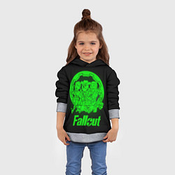 Толстовка-худи детская Fallout - movie heroes, цвет: 3D-меланж — фото 2