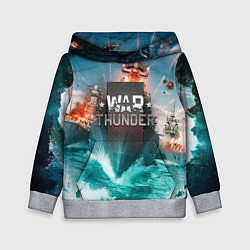 Детская толстовка Wartunder корабль авианосец