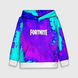 Детская толстовка Fortnite neon game