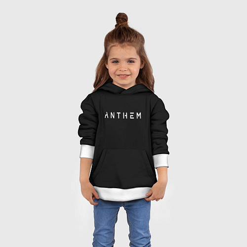Детская толстовка Anthem bioware / 3D-Белый – фото 4