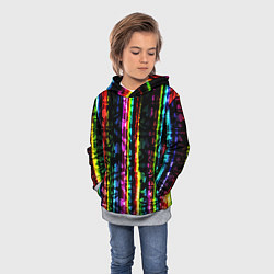 Толстовка-худи детская Marshmello градиент, цвет: 3D-меланж — фото 2