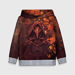 Детская толстовка Чумной доктор в осенних тонах