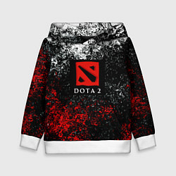 Детская толстовка Dota 2 брызги красок