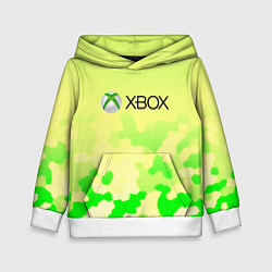 Толстовка-худи детская Xbox camo, цвет: 3D-белый