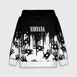 Детская толстовка Nirvana rok hand